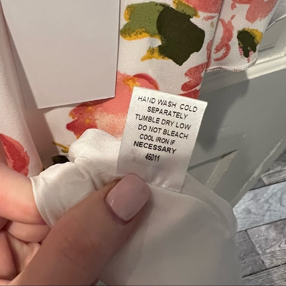 White Spring Floral Maxi Dress - Picture 7 of 10